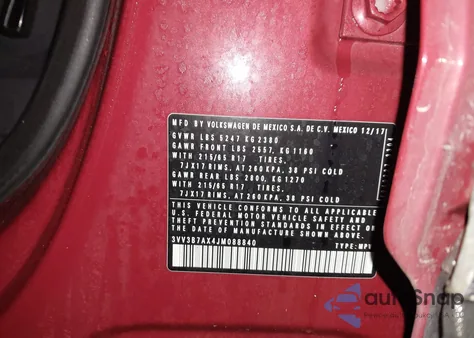 2018 Volkswagen Tiguan 2.0T Se/2.0T Sel z USA, uszkodzony, nr VIN 3VV3B7AX4JM088840